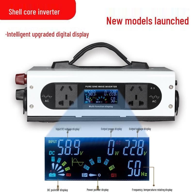 Portable Pure Sine Wave Inverter: Multi-functional Outdoor Mobile Power Converter