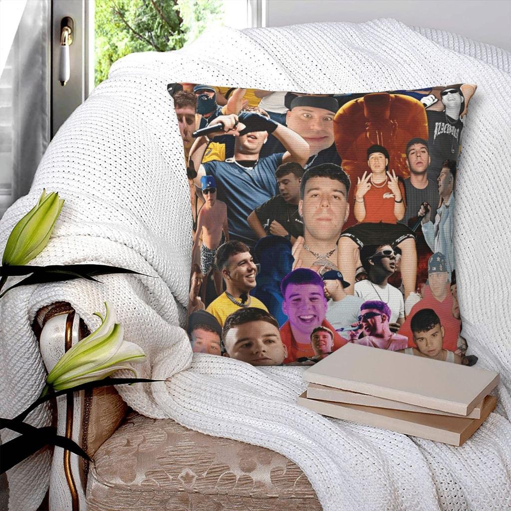 Rapper Quevedo Spaanse Zanger Kussensloop Nieuwigheid Kussensloop Vierkant Grafisch Kussensloop Kussenslopen Voor Bank Huisdecoratie