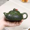 210ml Chinese Yixing Paars Klei Theepot Huishoudelijk Handgemaakt Bloemen Theepot Ruweerts Groene Klei Schoonheidsketel Zisha Theeservies Theegerei
