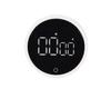 Pearl Metal LED Digital Timer Kitchen Timer Magnetic Dial Type Cooking Study Learning White HAKARI DA-306