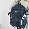 Korean version of versatile tooling style schoolbag female student large capacity Japanese bag travel backpack men and women backpack
