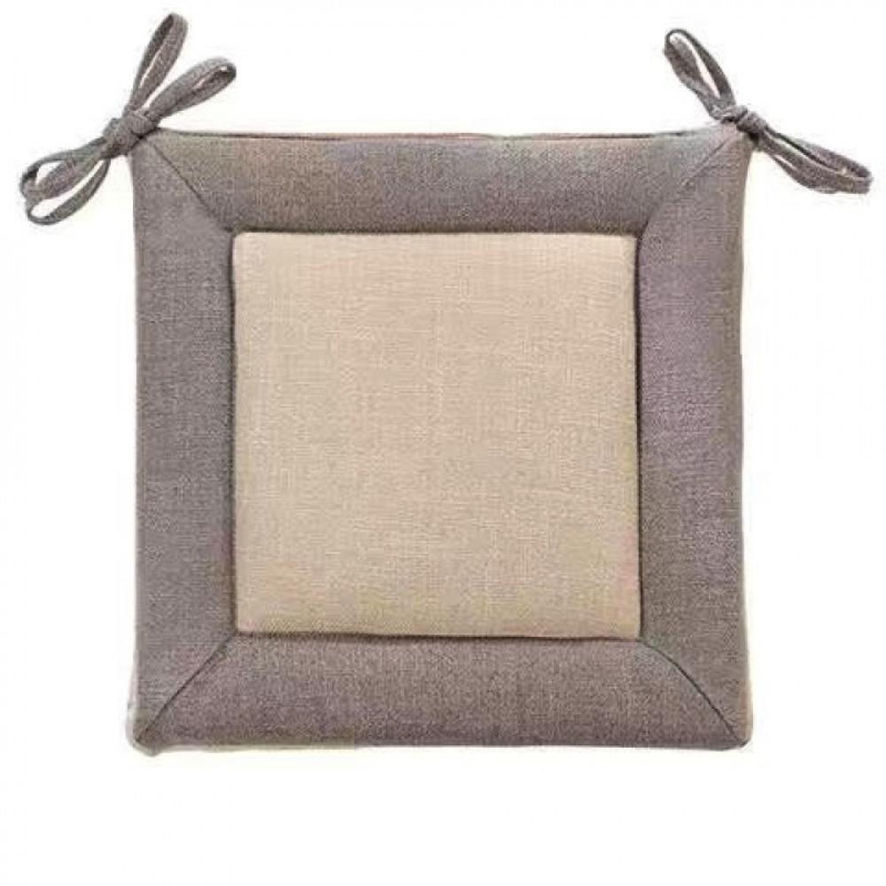 New Removable Linen Chair Cushion Thickened Washable Chair Cushion Breathable Soft Seat Cushion