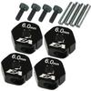 Eagle Model EAGLE RACING SP Wheel Adapter (6.0mm Width) 4-Pack [Black] #3905U2-60