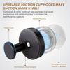 2PCS Powerful Suction Cup Stainless Steel 304 Hook for Bathrooms and Kitchens, Vacuum Technology for Wall Hooks, 14.99 Lbs