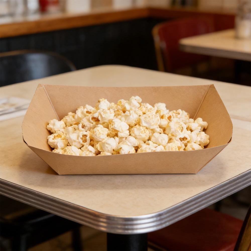 50PCS Grease Resistant Disposable Serving Basket Snack Serving Tray  Concession Stand Restaurant