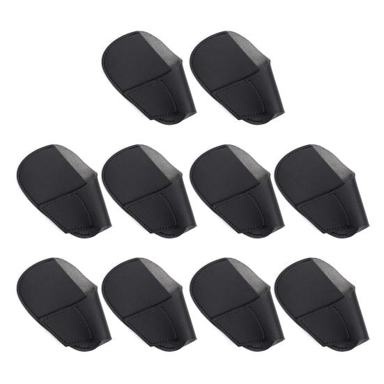 1/3/5/10Pcs Faux Leather Golf Club Headcover Waterproof Wood Driver Head Protector Cover Golf Accessories Men Women Golfer Gift