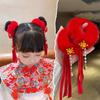 2pcs Ancient Style Chinese Children Hair Band Elastic Girl Hair Ties Girl Headwear  Spring Festival