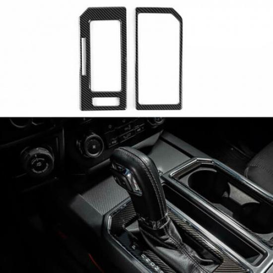 Cab Gear Shift & Cup Holder Trim Sheet Kit for Ford F150 2016-2018 Accessories