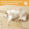 Multi Functional Cat Scratch Pad Toy Pillow Chew Resistant Cat Bed Soft Mosquito Repellent Pet Interactive Toy