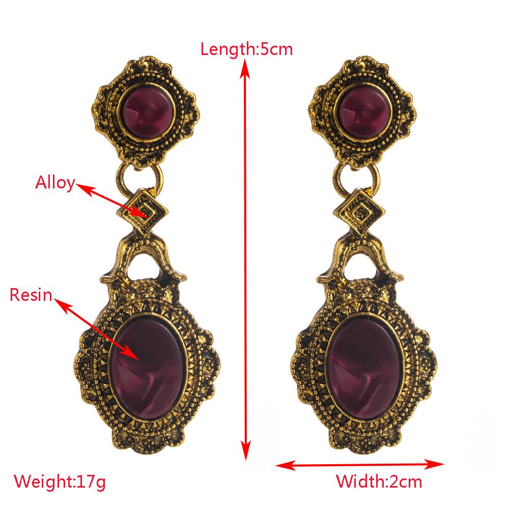 Pendientes de Botón de Alta Gama Estilo Antiguo, Pendientes Retro Desgastados, Elegantes Pendientes de Horquilla de Plata