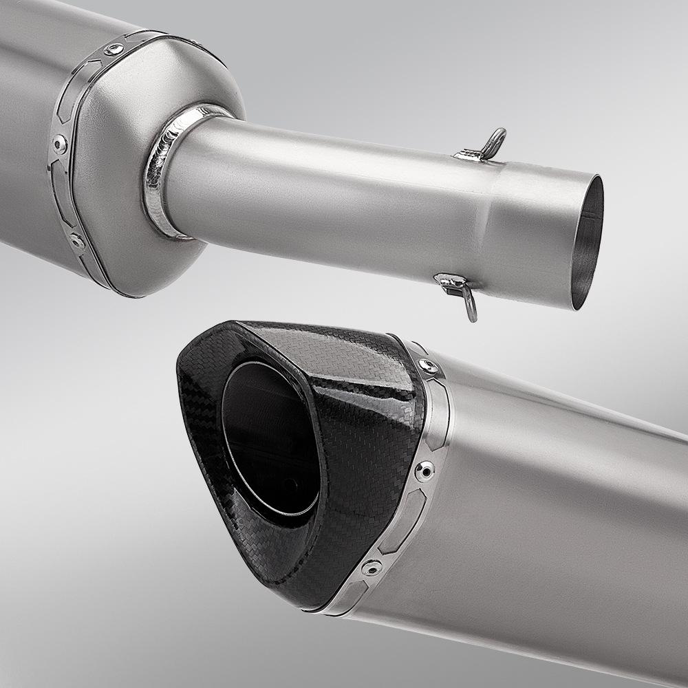 ZX6R Titanium Alloy Full Exhaust System: Front & Tail Sections for Moped Modification
