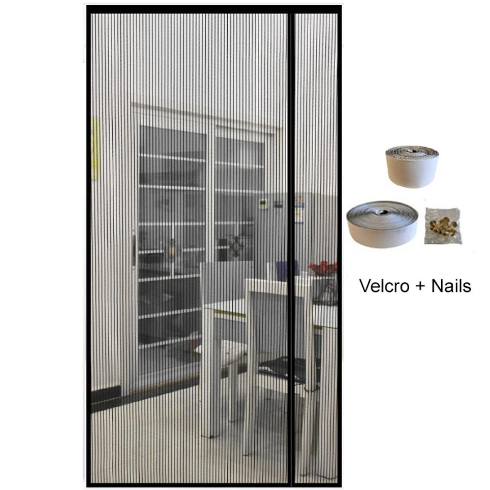 Insect-proof Side Open Magnetic Door Screen Magnetic Automatic Closing Window Screen  Summer