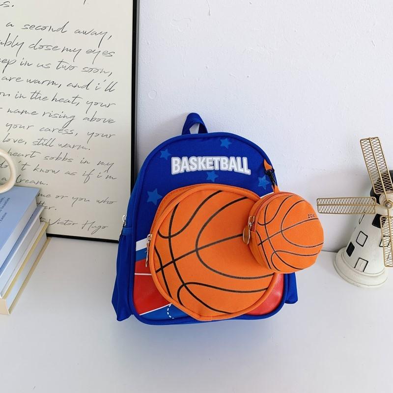 Cartoon Soccer Kids Backpack With Breathable Nylon For Preschool Boys And Girls
