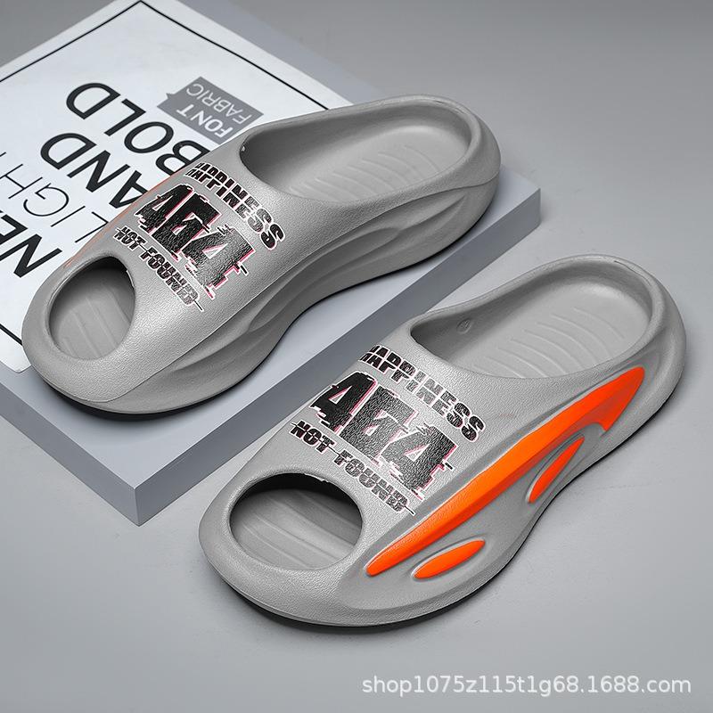 Slippers Couple New Summer Thick Bottom Non-slip Casual Sandals Fashion Double Color Beach Thick Bottom Sports One Word