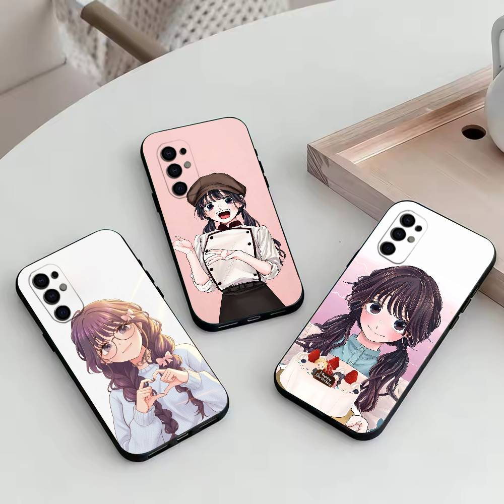 Kaoruko W-Waguri Phone Case For Samsung S25,S24,S21,S22,S23,S30,Ultra,S20,Plus,Fe,Lite,Note,10,Black Cover