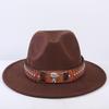 Popular European and American Classic Simple Flat-brimmed Top Hat Men's and Women's Fashionable and Elegant Versatile Jazz Hat Top Hat
