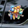 Watercolor Bird Car Sticker Vinyl Decal Waterproof Rear Window Motorcycle Camper Bumper Truck Laptop Decoration TM198
