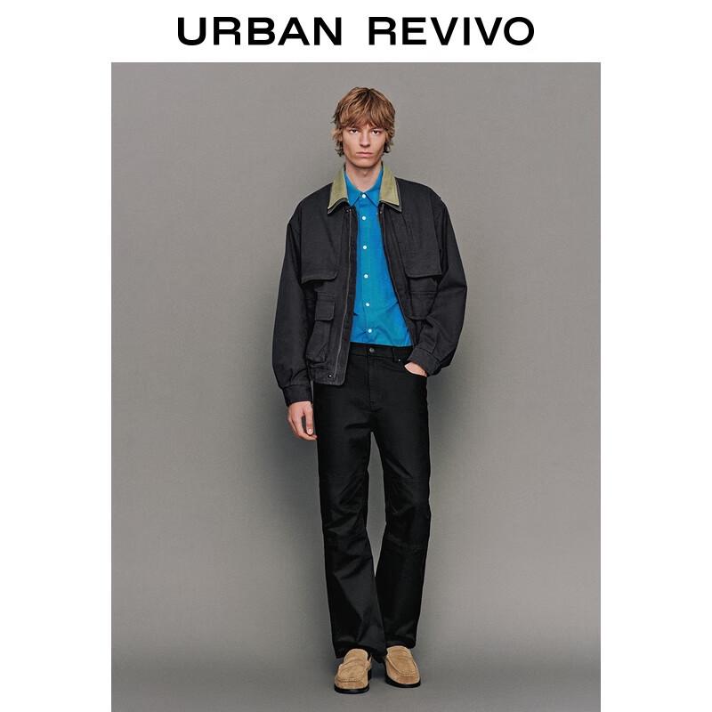 UR2025 Men's Contrast Lapel Workwear Jacket