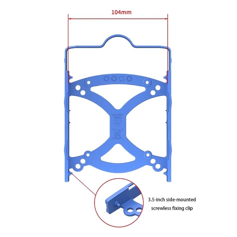 5.25in to 3.5/2.5inch Drive Bay Adapter HDD SSD Mounting Bracket Tray Rail Sled for PC Case Drive Bay Conversion