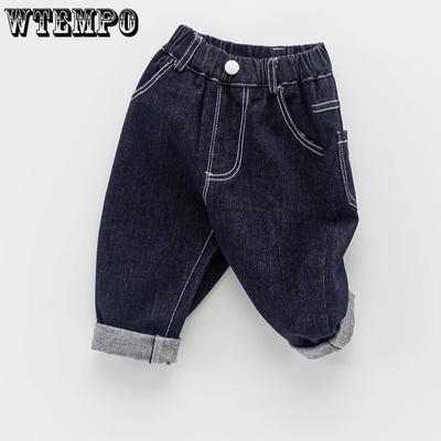 Children's Clothing Boys' Jeans Spring and Autumn Children's Pants Loose Boys' Denim Pants