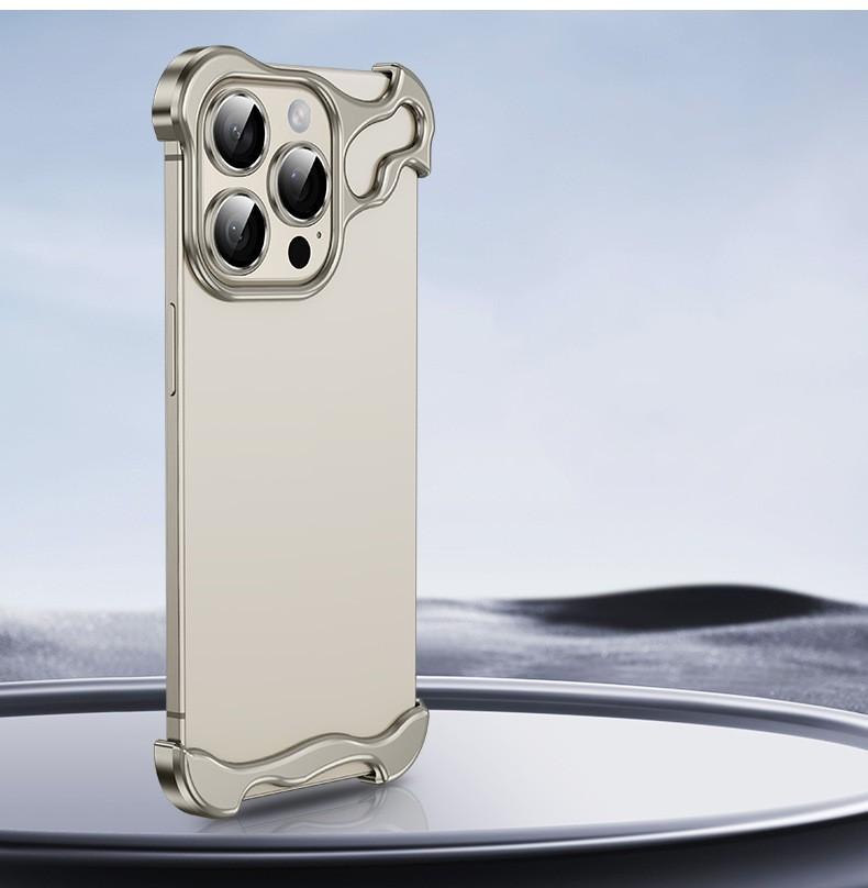 New Product Mobile Phone Cover for iPhone 17 Air 17 Pro Max Luxury Aluminum Alloy Bumper Case with Lens Protection