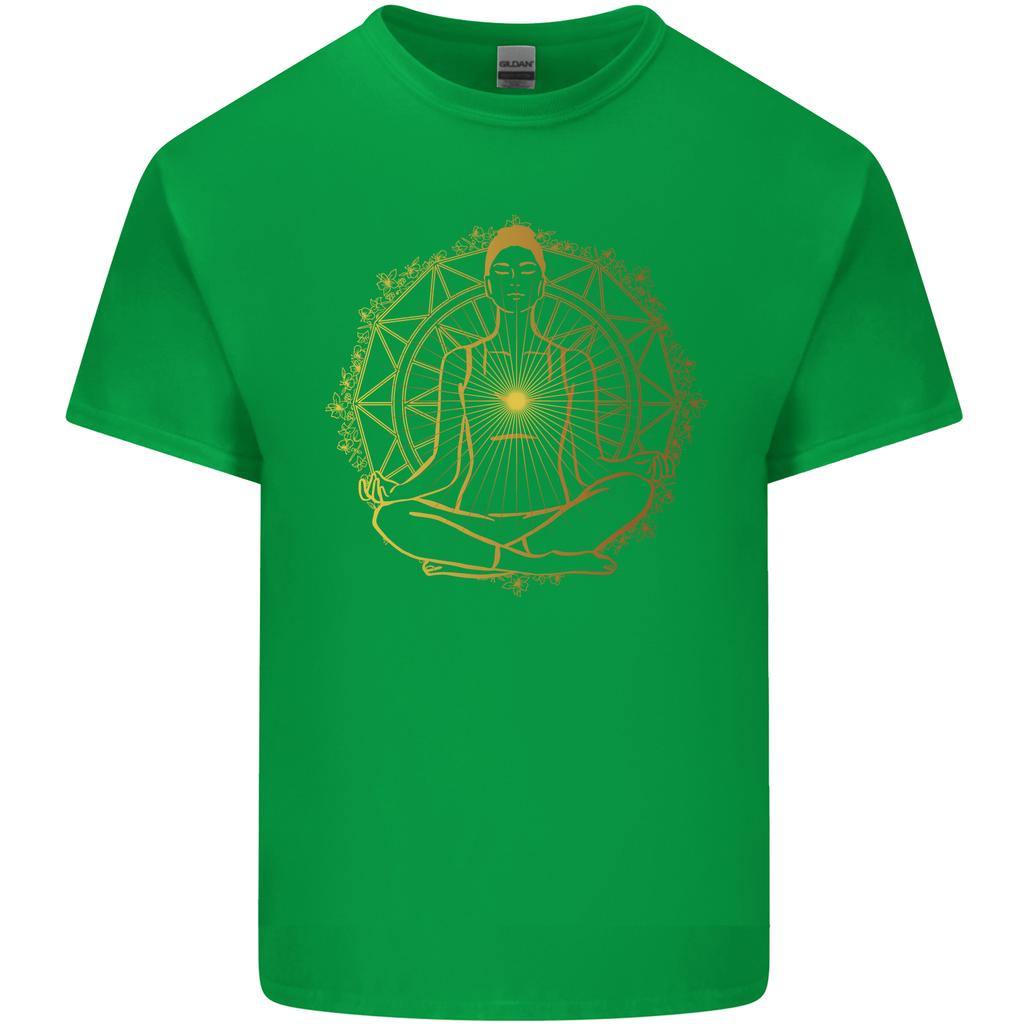 Spiritual Yoga Meditation Peace Unisexs Light Cotton TShirt