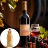 Pack of 10 Hemps Protective Cover for Drink Elegant Wine Bottle Bags Champagne Pouches with Drawstring
