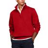 Men's  Leisure  Sports  Half  Zipper  Long  Sleeves  Hoodie