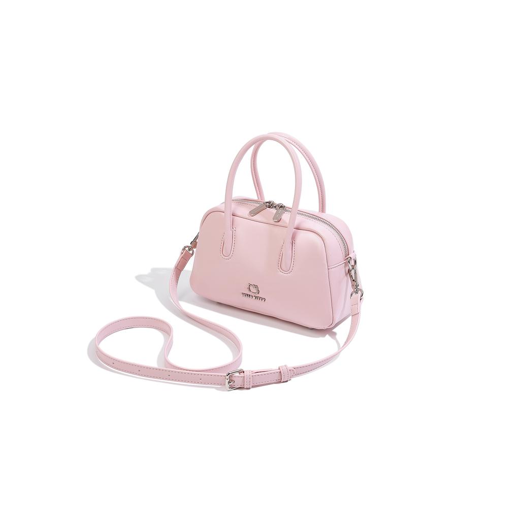 New Sanrio Hello Kitty PU Crossbody Bags Regular Women's Pink/Purple/Ecru SHHF51777