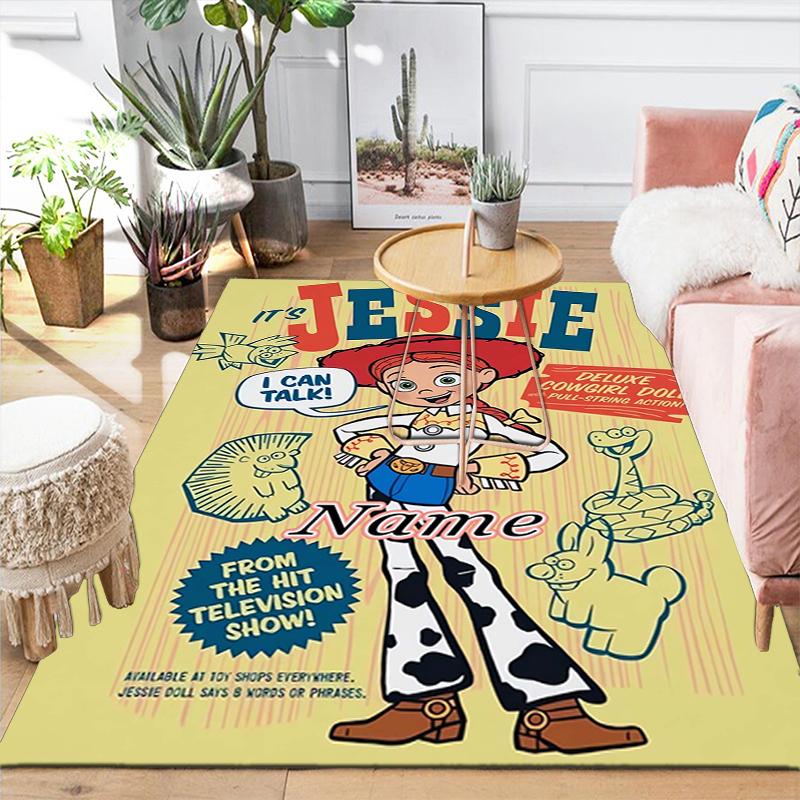 Custom 1Pc Cowgirl Jessie Adventure Rug Office Carpet Indoor Outdoor Entrance Doormat Nonslip Soft And Comfortable Living Room D916316