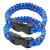 2 Stück Outdoor-Sportarmbänder Paracord-Schnurarmbänder Survival-Handgelenkkette