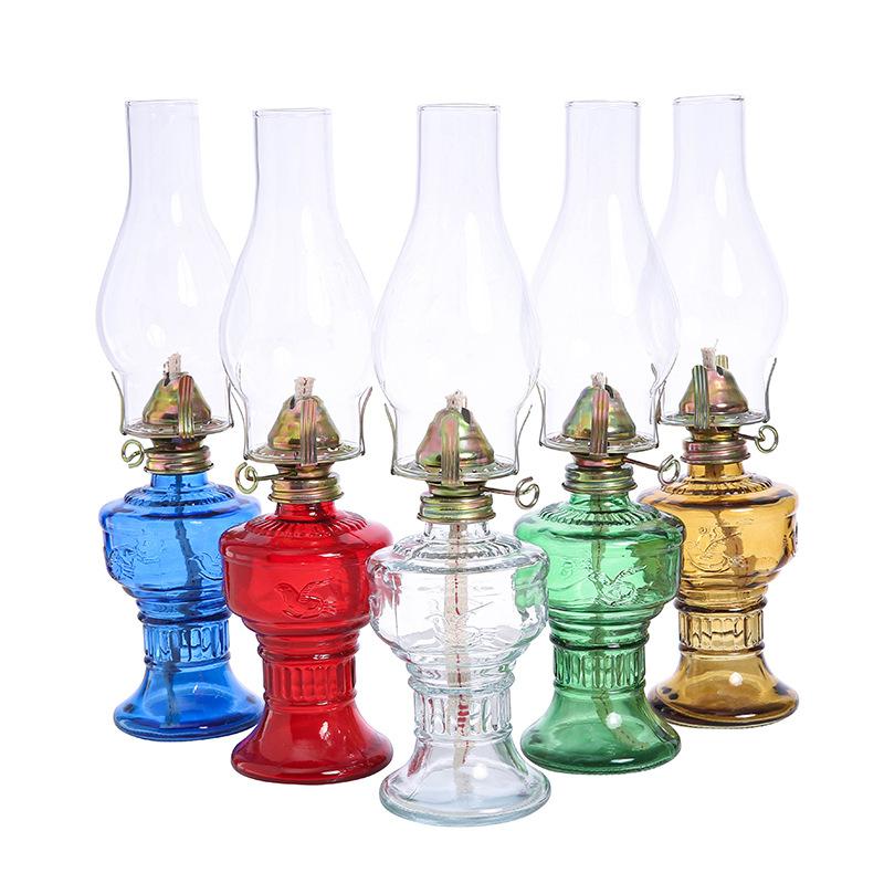 Oil Lamp Burner For Antique Lamps Oil Lamp Replacement Kerosene Lamps Parts With Reduction Collar And Cotton Lamp Wick