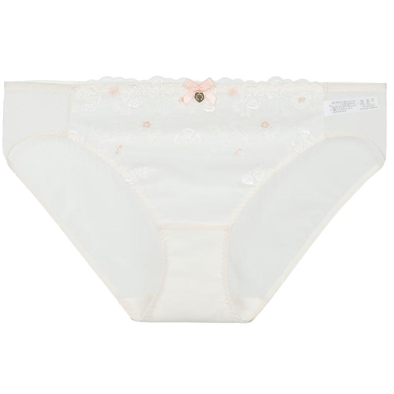 Fandecie Women's Low-Rise Elastic Mesh Briefs