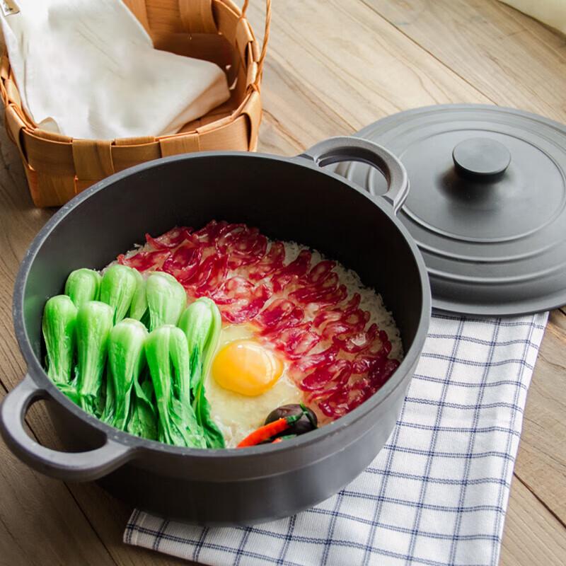 Oumeida 20cm Gusseisen-Schmortopf