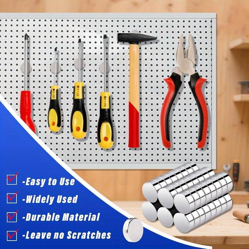 20pcs 6x5mm/8x5mm/10x5mm Large Magnet Set - Powerful Hold for Heavy Duty Tasks, Workshop Essential