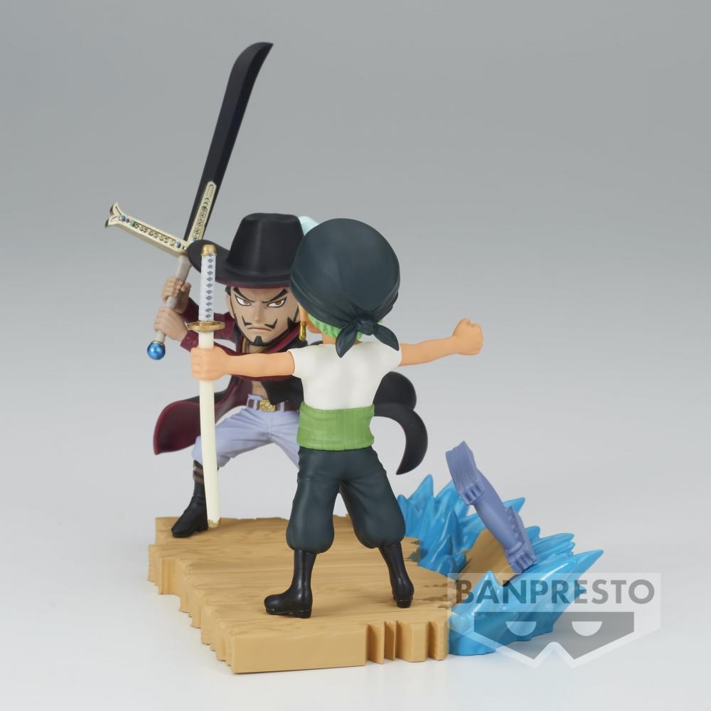One Piece World Collectable Figure Log Stories Roronoa Zoro VS Dracule Mihawk