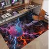 Personalized Crystal Velvet Carpet Manchester City Pattern Non Slip Floor Rug