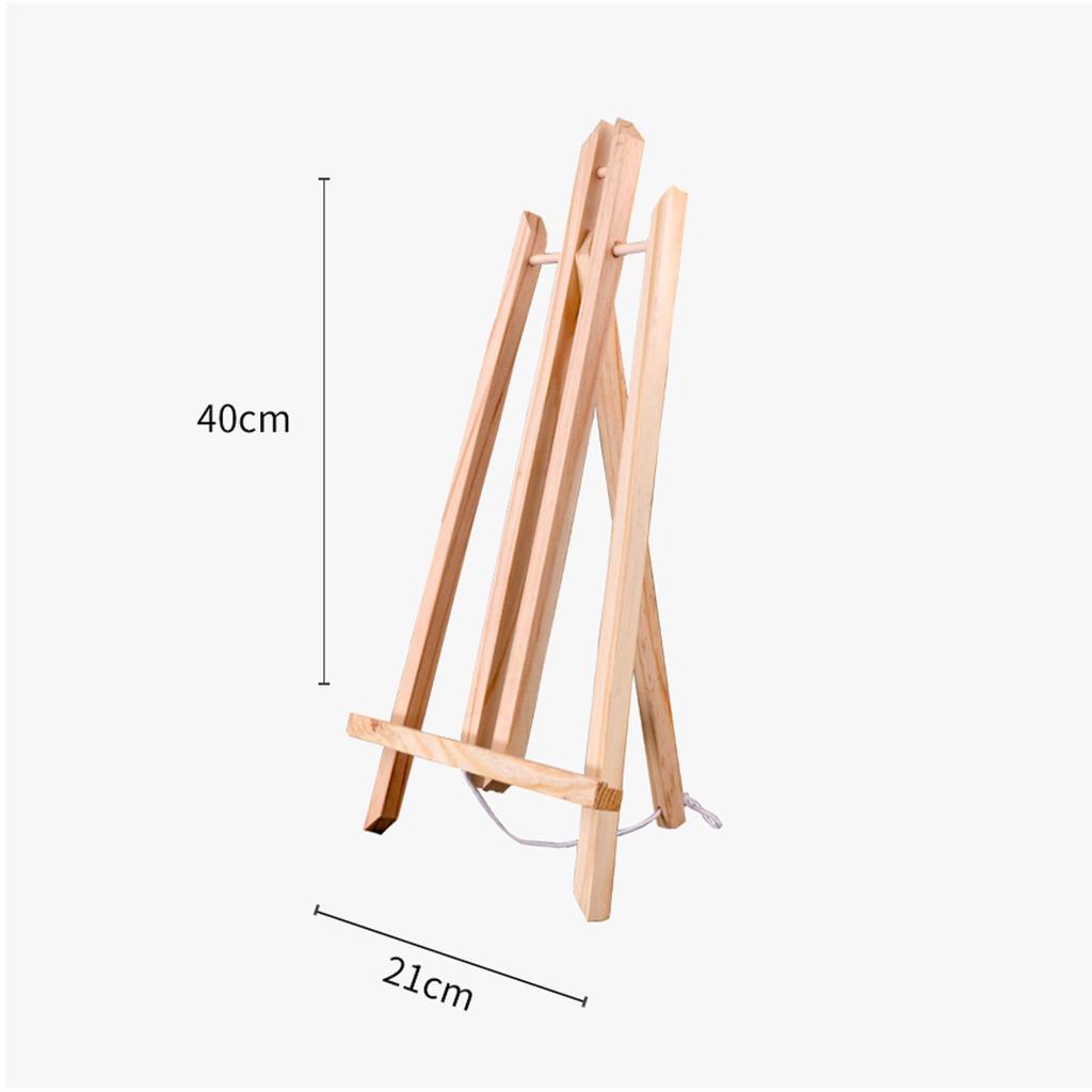 Wooden Foldable Desktop Easel for Kids - Tabletop Art Stand