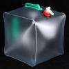 20L Collapsible Water Bag Folding Bucket Container Portable Water Carrier for Outdoor BBQ