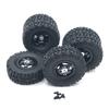 Metal Upgrade Front Single Rear Dual Wheel Hub Tires For WPL C14 C24 B14 B16 B24 B36 C34 C44 HengLong FeiYu JJRC RC Car Parts