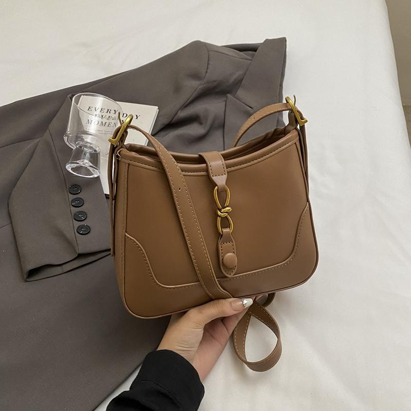 Текстурированные винтажные женские сумки через плечо — фото 7