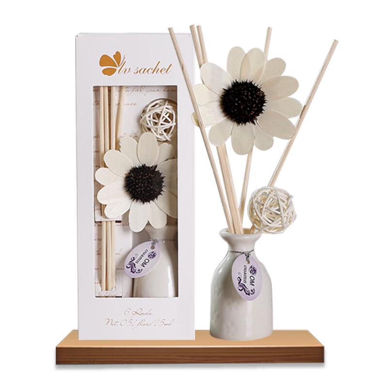 Zuohe Lavender Rattan Ceramic Aroma Diffuser Set