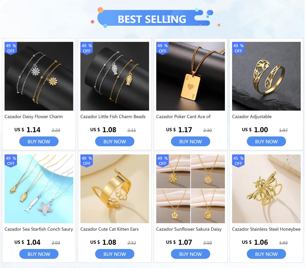 Cazador Cute Bowknot Rings Trend 2026 Stainless Steel Jewelry Adjustable Rings for Women Party Wedding Brithday Gifts New
