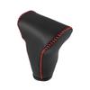 ABSOPRO Gear Shift Lever Automotive Interior Gear Shift Knob Trim for Honda 2017 2018 2019 2020 2021 Black Faux Leather with Red Line Cover, CR-V