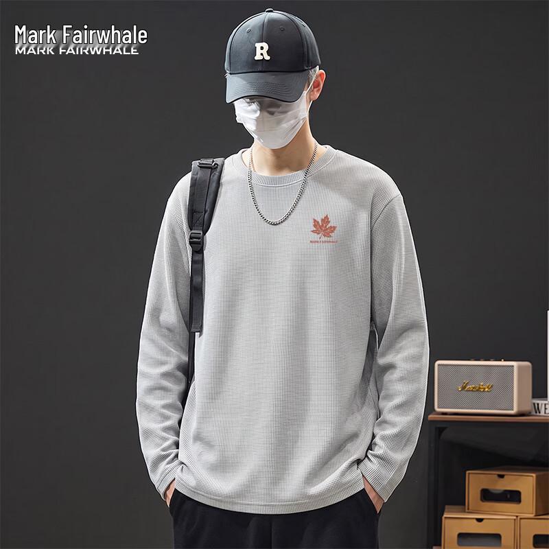 Mark Fairwhale Men's Waffle Knit Long Sleeve T-shirt