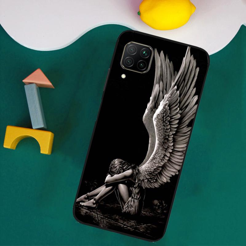 Fantasy Angel Girl Wings For Huawei Nova 9 10 SE 8i 11i 12i 12s Y60 Y61 Y70 Y90 Y72 Y73 Y91 P60 Pro P40 P30 Lite Case