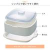 Seiei Mushitaro New Type Microwave Steamer (18534) - Microwave Oven Accessories, Steamer, Steamed Food, Warm Vegetables, Made in Japan, Quick Cooking,