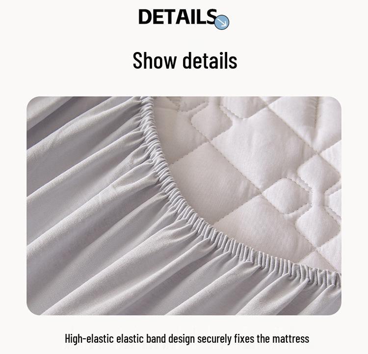 All-Cotton Quilted Waterproof Mattress Protector for All Seasons