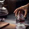 260ml New Creative Crystal Wine Glass Whisky Glass Home Stress-relieving Rotating Glass Water Glass Gift for Friend Beer Glass