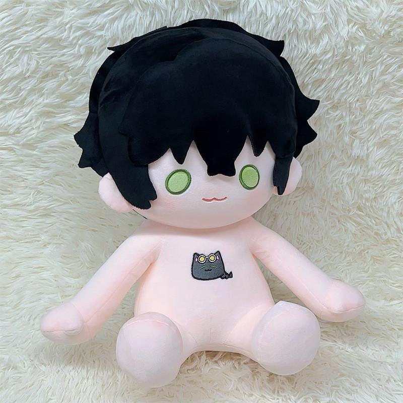 

40cm Breaker Wind Plush Toy Cute Cartoon Girl Boy Birthday Holiday Gift Doll чёрный